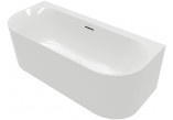 Badewanne zur Wandmontage 180x80 links, Villeroy&Boch Loop&Friends - Weiss Alpin