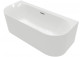 Badewanne zur Wandmontage 180x80 links, Villeroy&Boch Loop&Friends - Weiss Alpin