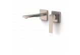 Element zur Wandmontage do podtynkowego korpusu baterii umywalkowe TRES Slim Exclusive, Auslauf 180mm, Gold