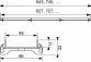 Rost prosty TECE Plate 700 mm Glanz do wklejenia płytek- sanitbuy.pl