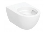 Becken wc Geberit Acanto hängend 53x35 cm, Tiefspül-, ukryte mocowania, TurboFlush, mit Schicht KeraTect - weiß