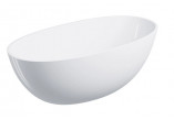 Badewanne freistehend 175x78cm, Omnires Shell M+, weiß matt