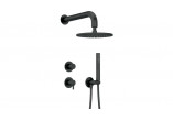 Dusch-set Unterputz, Deante Temisto, nero