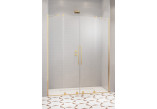 Tür Schiebe- für die Nische Radaway Furo Gold DWJ, rechts, mit Wand, 160x200cm, Glas transparent, profil golden