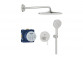 Dusch-set Unterputz mit Kopfbrause Rainshower mono 310 , Grohe Essence, brushed warm sunset