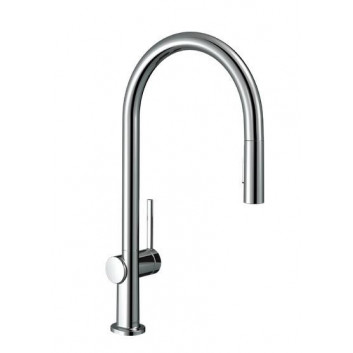 Küchenarmatur Hansgrohe Talis M54 220 1jet, stehend, obracana Auslauf, Stahl Szlachetna Finish