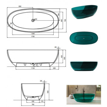 Eck-badewanne Besco Mia 130x130cm weiß