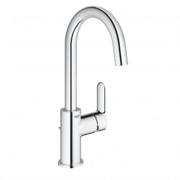 Waschtischarmatur Grohe BauEdge, stehend, Höhe 180mm, 5,7 l/min, Chrom