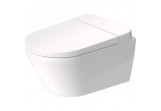 Becken Toiletten- hängend Duravit SensoWash D-Neo Compact, 58x37,5 cm, powłoka HygieneGlaze mit Sitz myjącą - weiß Glanz