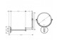 Kosmetikspiegel mit Beleuchtung LED, Hansgrohe AddStoris, Chrom