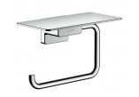 Toilettenpapierhalter Hansgrohe AddStoris mit Ablage - Chrom
