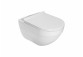 Becken WC abgehängt Roca Gap 35,5x54 cm Rimless Round - weiß