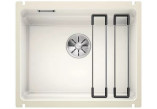  zlewozmywak granitowy zum Einbau Blanco Etagon 8 78x51cm, z automatycznym korkiem,weiß