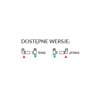 Trójosiowy Set thermostatisch Terma Integra All In One, Version links, Chrom