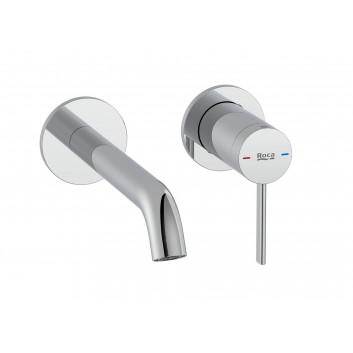 Waschtischarmatur Roca Ona Einhebel-, stehend - schwarz