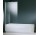 Parawan Novellini Aurora 5 1-częściowy stały - 80x150H cm, weißes Profil, transparentes Glas 
