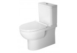 Becken Toiletten- hängend Compact Duravit Rimless DuraStyle - weiß mit Schicht WonderGliss