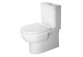 Becken Toiletten- hängend Compact Duravit Rimless DuraStyle - weiß mit Schicht WonderGliss