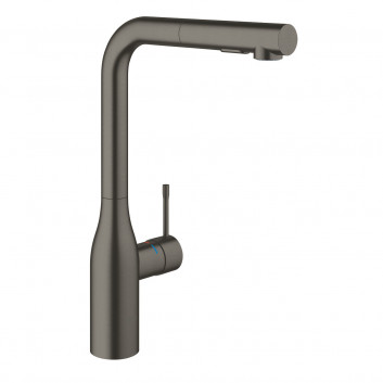 Spültischarmatur Grohe Essence SmartControl, herausziehbarer Auslauf - brushed hard graphite