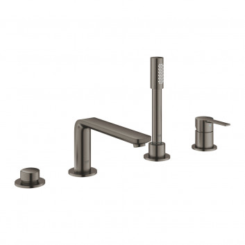 Unterputzarmatur do trzech wyjść wody Grohe Lineare, Einhebel-, brushed hard graphite