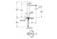 Waschtischarmatur Grohe Lineare, Einhebel-, Höhe 180mm, brushed hard graphite