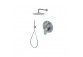 System Brause- Demm Drake, Unterputz, 2 wyjścia wody, Kopfbrause 20cm, Chrom
