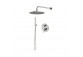 Dusch-set Vema Maira, Unterputz, 2 wyjścia wody, Kopfbrause rund 20cm, Chrom