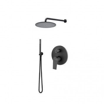 Dusch-set Vema Timea, Unterputz, 2 wyjścia wody, Kopfbrause 20cm, Chrom