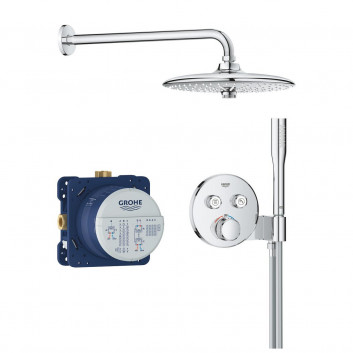 Dusch-set Grohe Grohtherm SmartControl, Unterputz, Armatur thermostatisch, z Handbrause Dusch-, Chrom