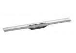Außenelement odpływu Hansgrohe RainDrain Flex, 80 cm, montaż przy ścianie - schwarz matt