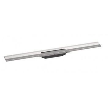Außenelement odpływu Hansgrohe RainDrain Flex, 80 cm, montaż przy ścianie - schwarz matt