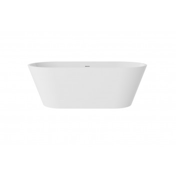 PYTAJ O RABAT ! Badewanne freistehend oval Besco Otylia 160x77cm Retro + Füße złote