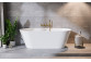 PYTAJ O RABAT ! Badewanne freistehend oval Besco Otylia 160x77cm Retro + Füße złote