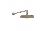 Kopfbrause Gessi Anello, rund, 250mm, regulowana, mit Arm ściennym 358mm - Copper Brushed PVD