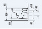 Beckentoaletowa wandhängend duravit d-code, 355x545 mm, weiß alpin- sanitbuy.pl