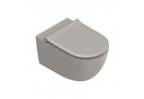 Becken Catalano Sfera 55x35 cm hängend Silentech (bez kołnierza) - tortora matt