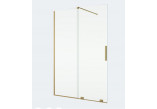 Wand walk-in Sanswiss Easy STR4P, 90x200cm, universal, Glas transparent, profil schwarz