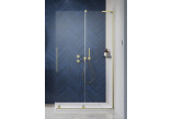 Duschkabine Radaway Furo-SL Walk-in 1200x2000mm, rechte Version, profil schwarz