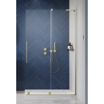 Duschkabine Radaway Furo-SL Walk-in 1200x2000mm, rechte Version, profil schwarz
