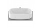 Aufsatzwaschtisch Roca Inspira Round, 50x37cm, cienkościenna, ohne Überlauf, Fineceramic - caffe
