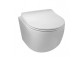 Becken abgehängt WC Balneo Luna Tornado 36,5x48,5 cm, weiß bez kołnierza mit WC-Sitz mit Softclosing z duroplastu