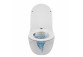 Becken abgehängt WC Balneo Luna Tornado 36,5x48,5 cm, weiß bez kołnierza mit WC-Sitz mit Softclosing z duroplastu