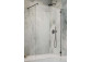Duschkabine Radaway Essenza Pro Gold Walk-in 120, Glas transparent, profil golden