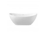 Becken abgehängt WC Balneo Luna Tornado 36,5x48,5 cm, weiß bez kołnierza mit WC-Sitz mit Softclosing z duroplastu