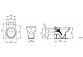 Wand-wc Ideal Standard Tesi New 53,5x36,5 cm, bezrantowa Rimless - weiß
