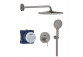Dusch-set Unterputz mit Kopfbrause Rainshower mono 310 , Grohe Essence, rostfreier Stahl