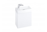 Schrank pod umywalkę mini Ravak SD Classic II 40x22x50 cm, hängend, Version links - weiß Glanz