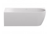 Badewanne freistehend do ściany Ravak Freedom Corner 170x80 cm, wariant prawy - weiß, osłona odpływu weiß