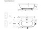 Badewanne freistehend do ściany Ravak Freedom Corner 170x80 cm, wariant prawy - weiß, osłona odpływu weiß