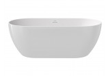 Badewanne freistehend Ravak Freedom O 169x80 cm - weiß, osłona odpływu weiß